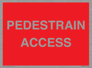 PEDESTRAIN ACCESS